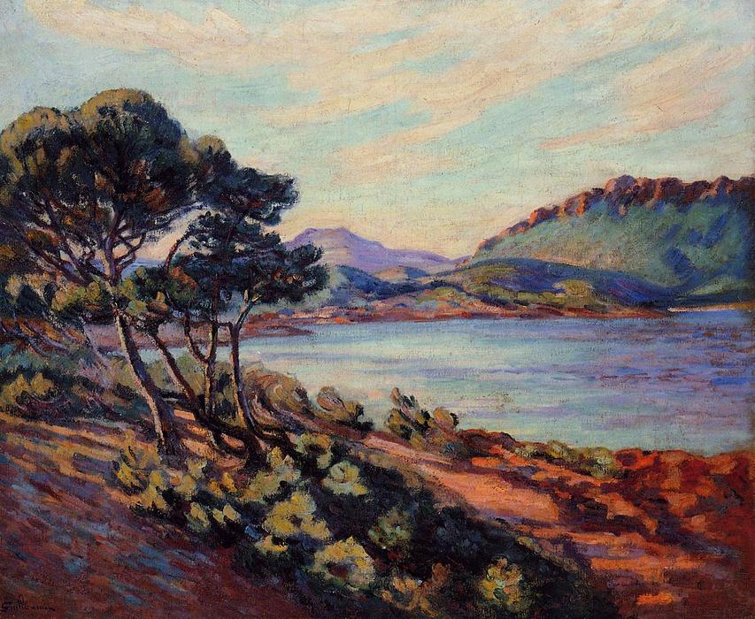 Wikioo.org - The Encyclopedia of Fine Arts - Painting, Artwork by Jean Baptiste Armand Guillaumin - The Bay at Agay
