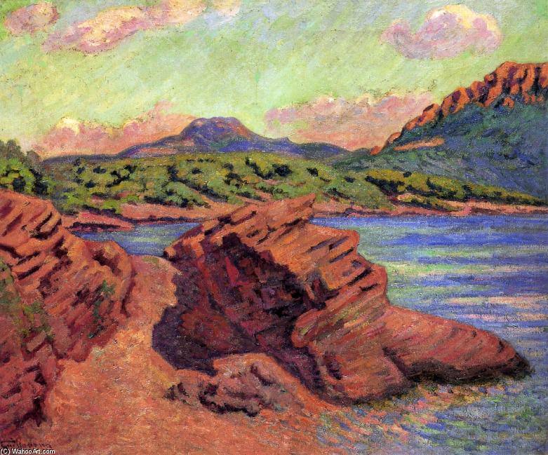 Wikioo.org - The Encyclopedia of Fine Arts - Painting, Artwork by Jean Baptiste Armand Guillaumin - The Bay of Agay