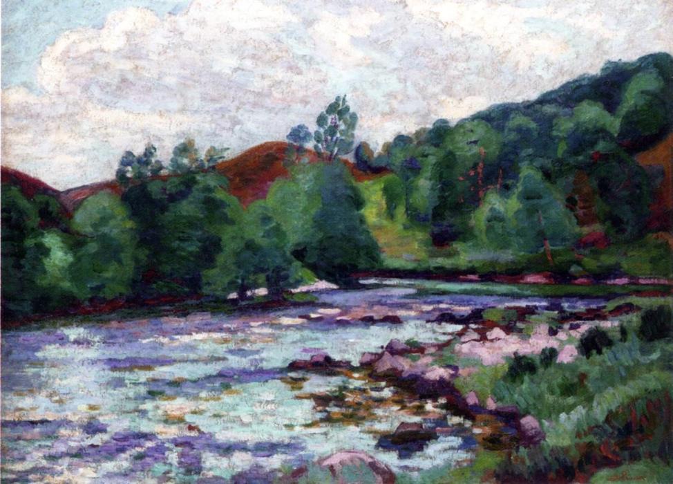 Wikioo.org - The Encyclopedia of Fine Arts - Painting, Artwork by Jean Baptiste Armand Guillaumin - The Dam at Ganetin