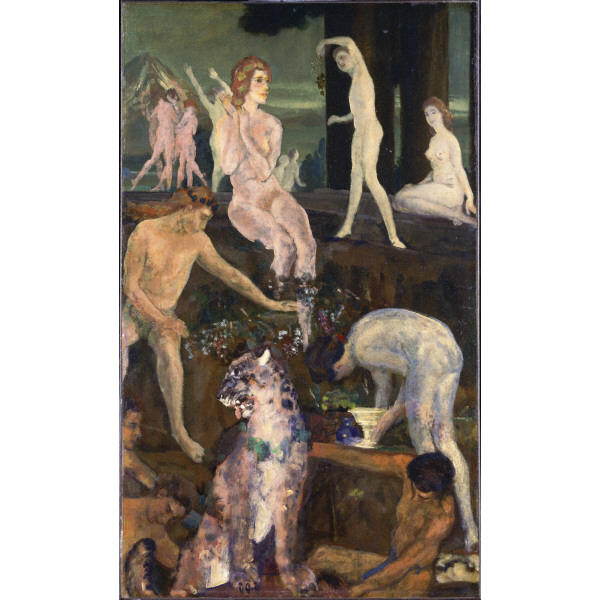 Wikioo.org - The Encyclopedia of Fine Arts - Painting, Artwork by Arthur Bowen Davies - Dionysos