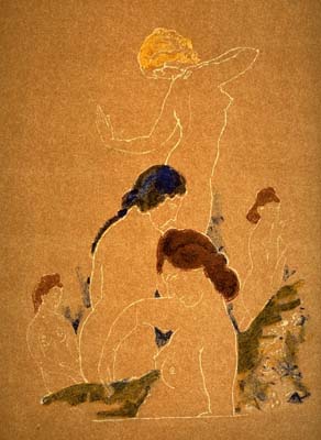 Wikioo.org – L'Enciclopedia delle Belle Arti - Pittura, Opere di Arthur Bowen Davies - crescita di primavera