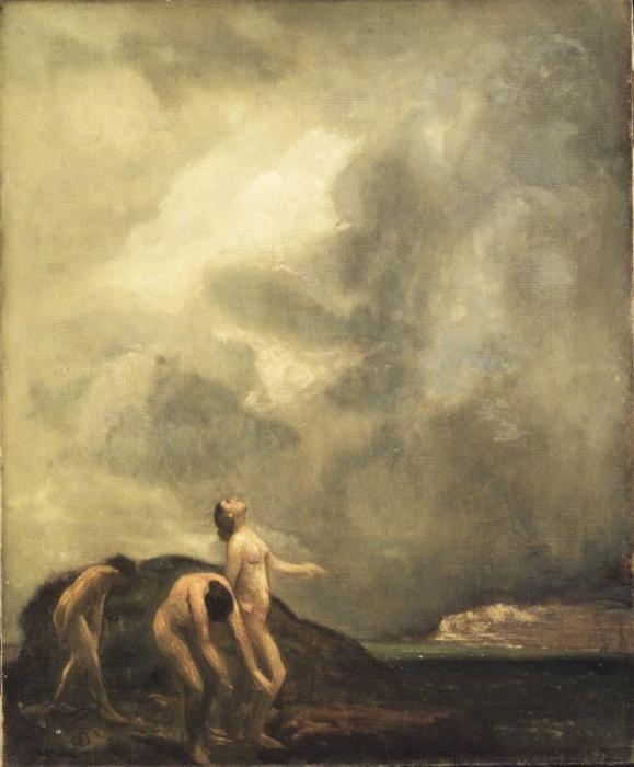 WikiOO.org - Encyclopedia of Fine Arts - Maľba, Artwork Arthur Bowen Davies - Homage to the Ocean