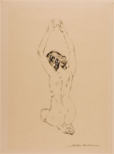 WikiOO.org - Encyclopedia of Fine Arts - Maalaus, taideteos Arthur Bowen Davies - Supplication