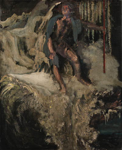 Wikioo.org - The Encyclopedia of Fine Arts - Painting, Artwork by Arthur Bowen Davies - Thrall of winter (or The viking)