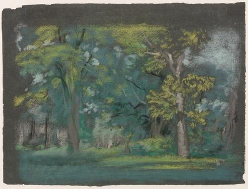 WikiOO.org - Encyclopedia of Fine Arts - Schilderen, Artwork Arthur Bowen Davies - Trees