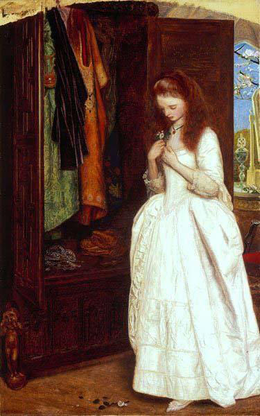 WikiOO.org - Encyclopedia of Fine Arts - Malba, Artwork Arthur Hughes - Beauty and the Beast