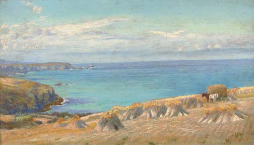 Wikioo.org - The Encyclopedia of Fine Arts - Painting, Artwork by Arthur Hughes - Godrevy Light