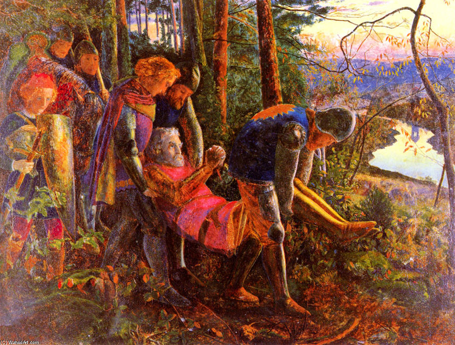 Wikioo.org - The Encyclopedia of Fine Arts - Painting, Artwork by Arthur Hughes - The Knight Of The Sun