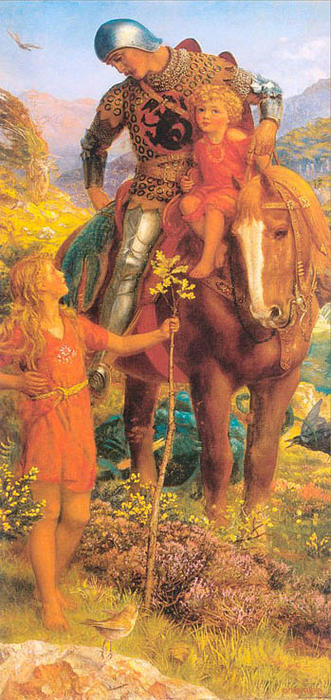 Wikioo.org - The Encyclopedia of Fine Arts - Painting, Artwork by Arthur Hughes - The Rescue