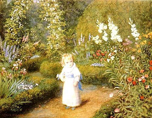 Wikioo.org - The Encyclopedia of Fine Arts - Painting, Artwork by Arthur Hughes - Wonderland (later version)