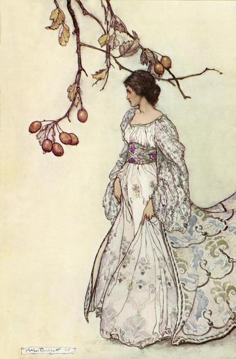 Wikioo.org - The Encyclopedia of Fine Arts - Painting, Artwork by Arthur Rackham - Looking very undancey indeed