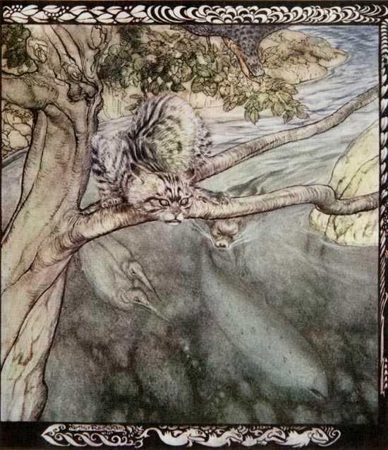 WikiOO.org - Encyclopedia of Fine Arts - Lukisan, Artwork Arthur Rackham - My life became a ceaseless scurry and wound and escape