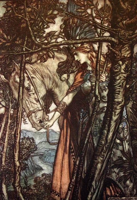 WikiOO.org - Енциклопедія образотворчого мистецтва - Живопис, Картини
 Arthur Rackham - The ring of the nibelung 24