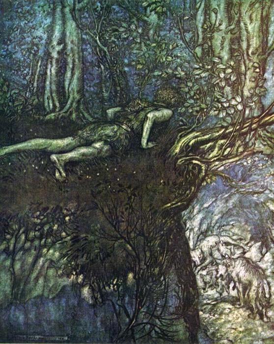 Wikioo.org - The Encyclopedia of Fine Arts - Painting, Artwork by Arthur Rackham - The ring of the nibelung 37