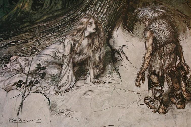 Wikioo.org - The Encyclopedia of Fine Arts - Painting, Artwork by Arthur Rackham - The ring of the nibelung 39