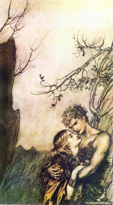 Wikioo.org - The Encyclopedia of Fine Arts - Painting, Artwork by Arthur Rackham - The ring of the nibelung 49