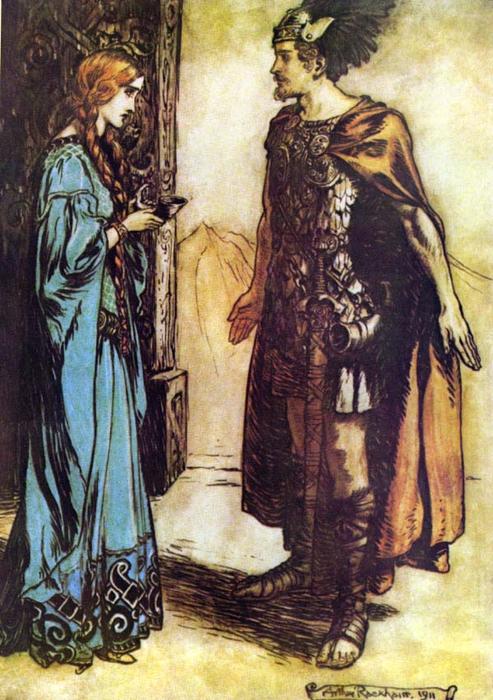 Wikioo.org - The Encyclopedia of Fine Arts - Painting, Artwork by Arthur Rackham - The ring of the nibelung 53