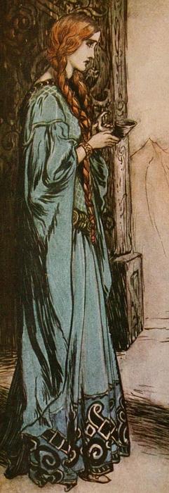 Wikioo.org - The Encyclopedia of Fine Arts - Painting, Artwork by Arthur Rackham - The ring of the nibelung 63