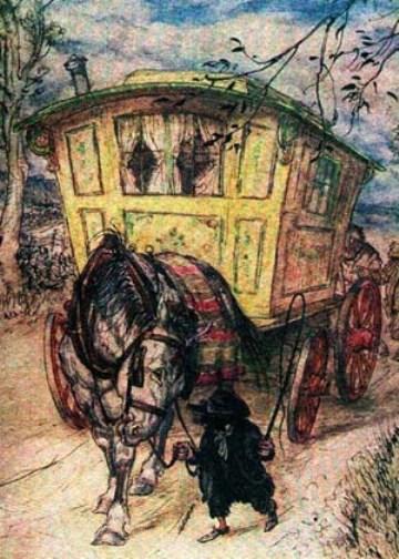 Wikioo.org - The Encyclopedia of Fine Arts - Painting, Artwork by Arthur Rackham - Wind in the Willows 3