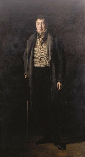 WikiOO.org - Encyclopedia of Fine Arts - Maleri, Artwork Ary Scheffer - Portrait of General Lafayette