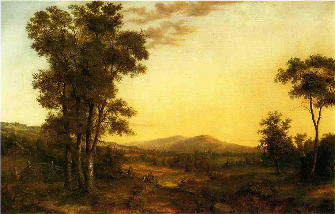 Wikioo.org - The Encyclopedia of Fine Arts - Painting, Artwork by Asher Brown Durand - Hudson river landscape