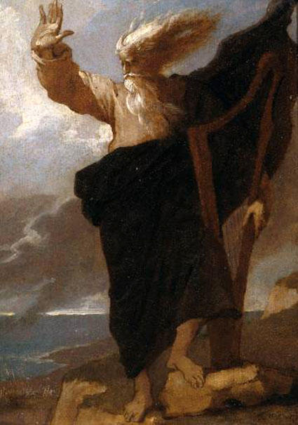 WikiOO.org - Encyclopedia of Fine Arts - Maľba, Artwork Benjamin West - The Bard