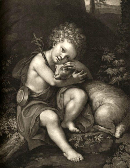 WikiOO.org - Enciclopedia of Fine Arts - Pictura, lucrări de artă Benjamin West - The Infant Saint John