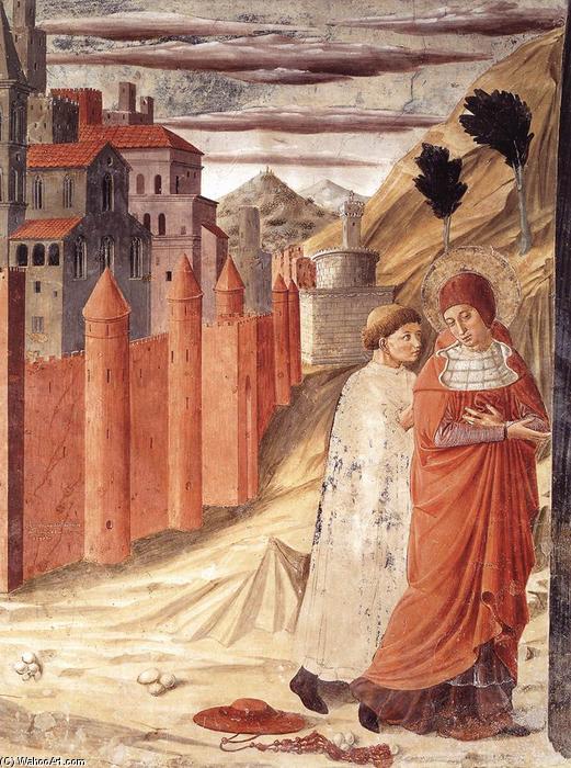 Wikioo.org - สารานุกรมวิจิตรศิลป์ - จิตรกรรม Benozzo Gozzoli - The Departure of St Jerome from Antioch