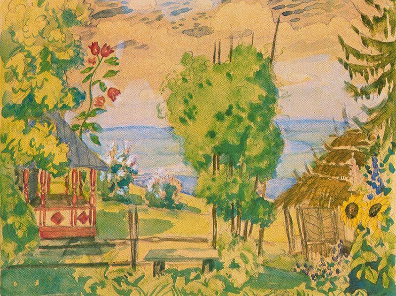 Wikioo.org – La Enciclopedia de las Bellas Artes - Pintura, Obras de arte de Boris Mikhaylovich Kustodiev - Berendeyevka