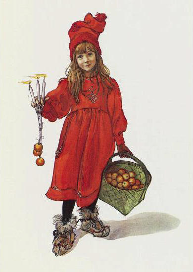 WikiOO.org - Encyclopedia of Fine Arts - Lukisan, Artwork Carl Larsson - Brita as Iduna