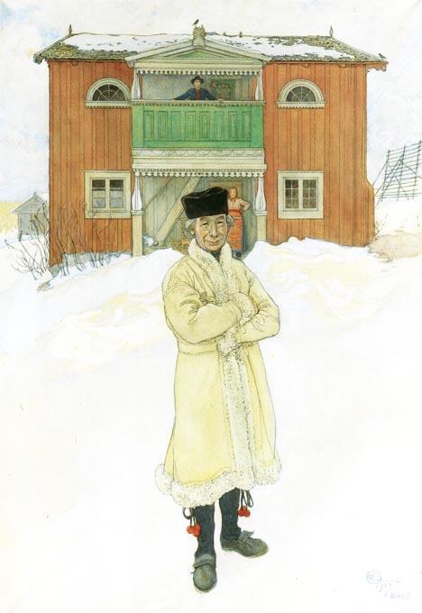 WikiOO.org – 美術百科全書 - 繪畫，作品 Carl Larsson - 丹尼尔斯垫