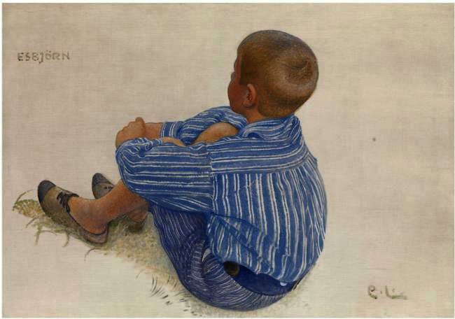 Wikioo.org - The Encyclopedia of Fine Arts - Painting, Artwork by Carl Larsson - Esbjörn