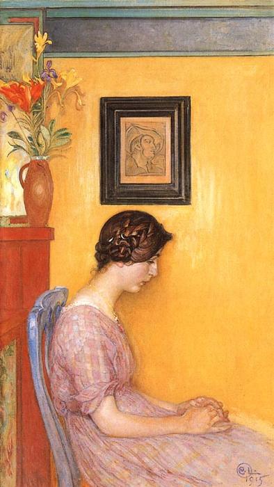 Wikioo.org - The Encyclopedia of Fine Arts - Painting, Artwork by Carl Larsson - Kersti