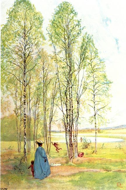 Wikioo.org – L'Enciclopedia delle Belle Arti - Pittura, Opere di Carl Larsson - Gita