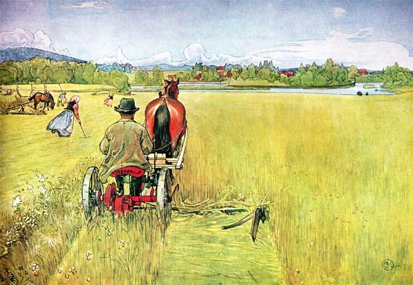 Wikioo.org - The Encyclopedia of Fine Arts - Painting, Artwork by Carl Larsson - Sommer