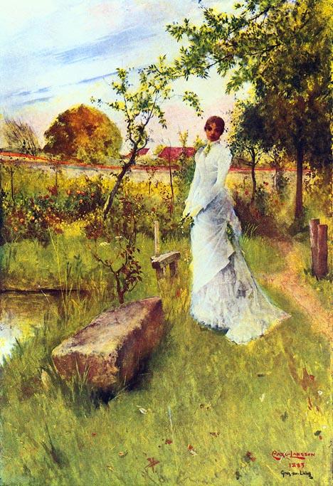 Wikioo.org - The Encyclopedia of Fine Arts - Painting, Artwork by Carl Larsson - The Bride