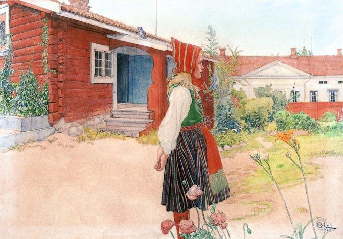Wikioo.org - The Encyclopedia of Fine Arts - Painting, Artwork by Carl Larsson - The Falun Home
