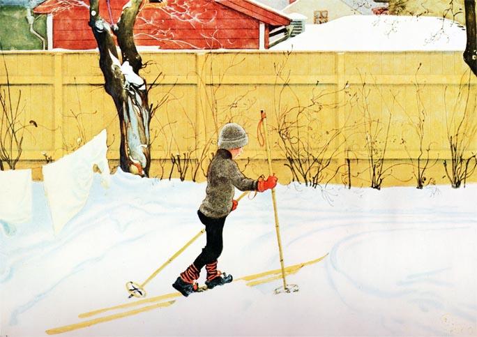 WikiOO.org - Encyclopedia of Fine Arts - Schilderen, Artwork Carl Larsson - The Falun Yard