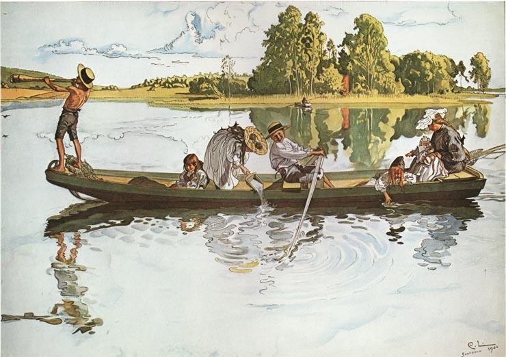 WikiOO.org - Εγκυκλοπαίδεια Καλών Τεχνών - Ζωγραφική, έργα τέχνης Carl Larsson - Viking Expedition