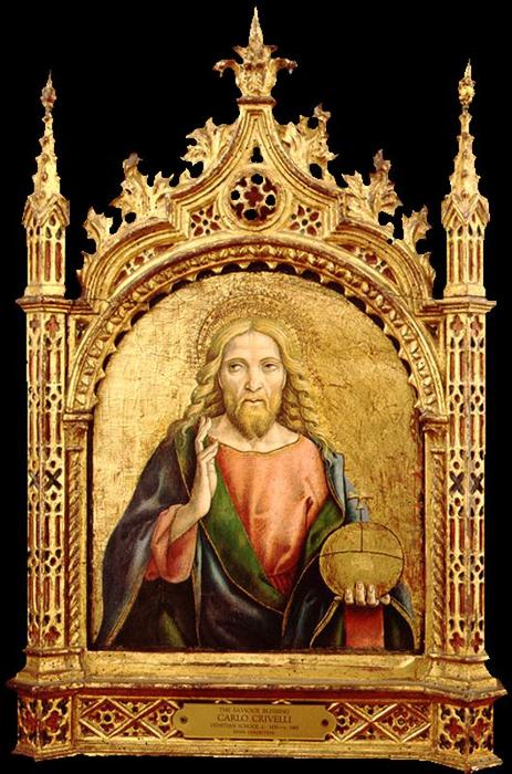 Wikioo.org – L'Encyclopédie des Beaux Arts - Peinture, Oeuvre de Carlo Crivelli - Cristo benedicente