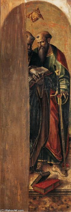 Wikioo.org - The Encyclopedia of Fine Arts - Painting, Artwork by Carlo Crivelli - St Peter and St Paul