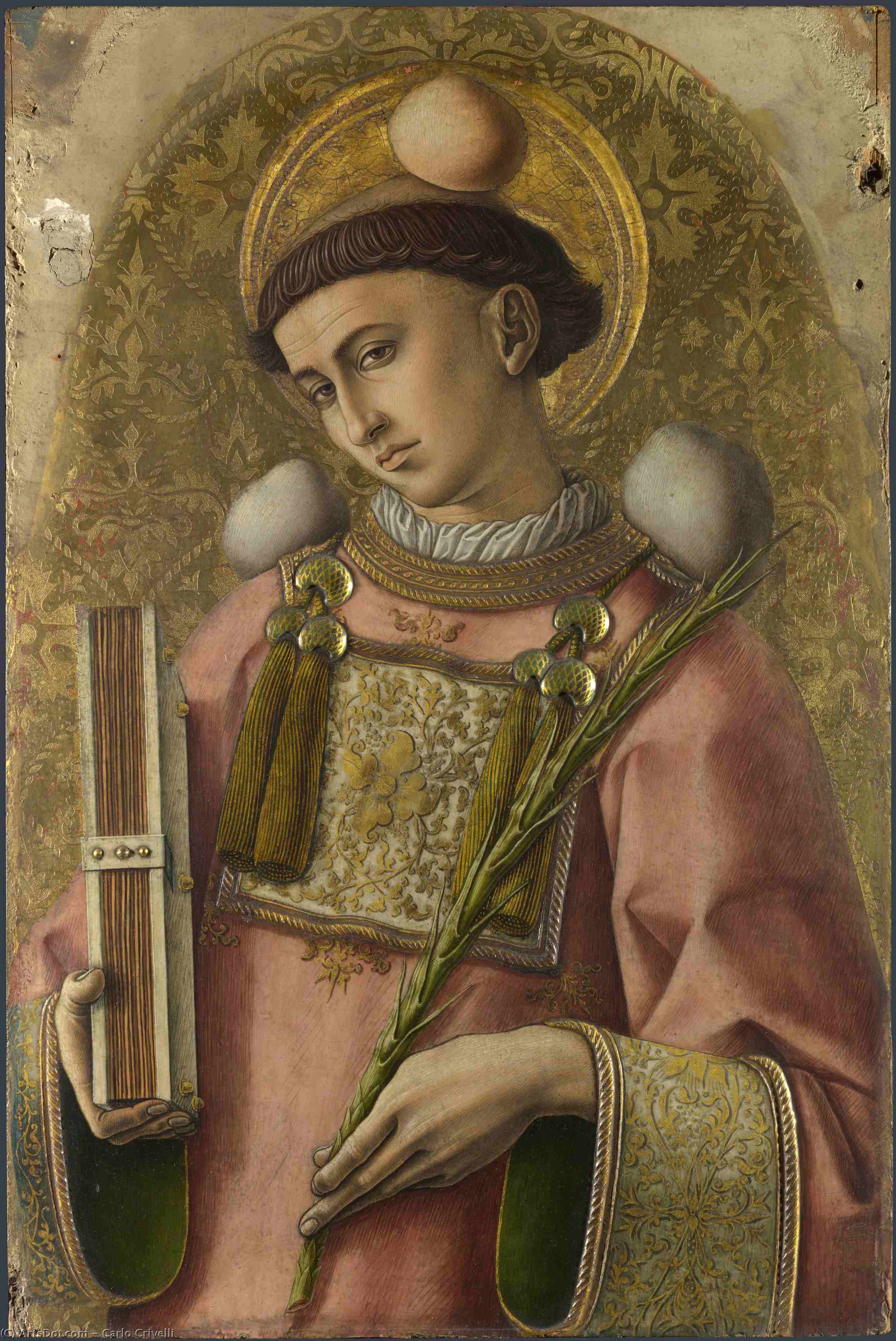 Wikioo.org - The Encyclopedia of Fine Arts - Painting, Artwork by Carlo Crivelli - St. Steven