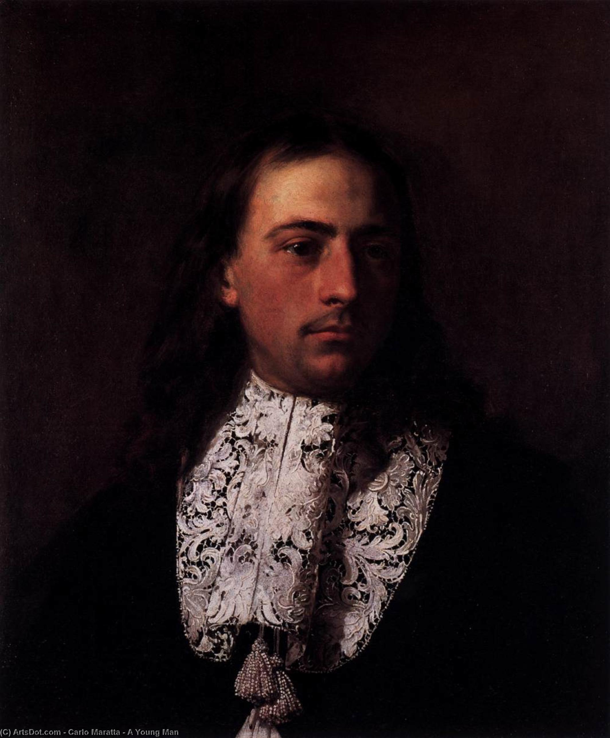 WikiOO.org - Encyclopedia of Fine Arts - Maľba, Artwork Carlo Maratta - A Young Man
