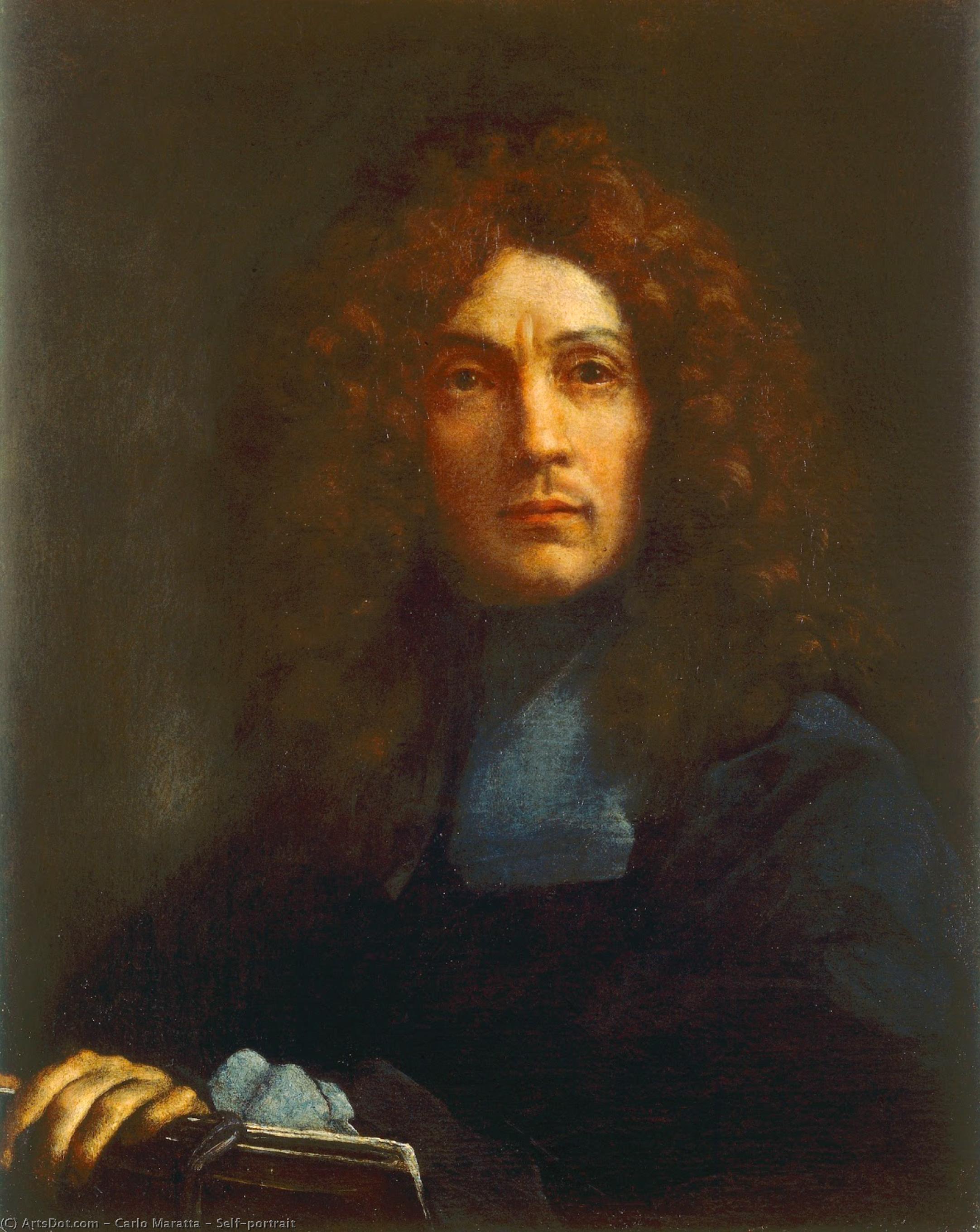 WikiOO.org - Encyclopedia of Fine Arts - Maleri, Artwork Carlo Maratta - Self-portrait
