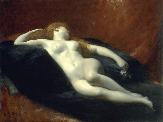 Wikioo.org - The Encyclopedia of Fine Arts - Painting, Artwork by Carolus-Duran (Charles-Auguste-Emile Durand) - Danae