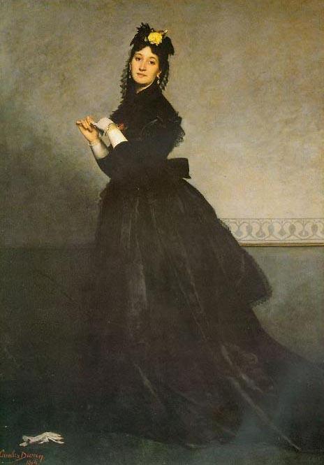Wikioo.org - The Encyclopedia of Fine Arts - Painting, Artwork by Carolus-Duran (Charles-Auguste-Emile Durand) - Lady with a Glove