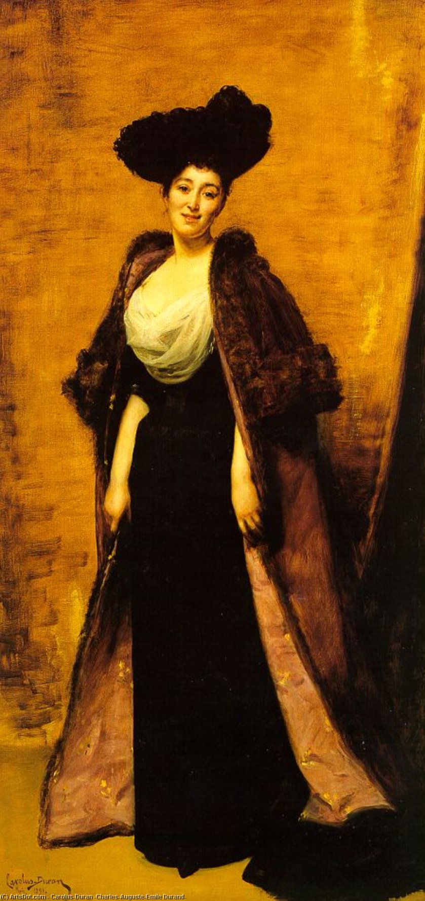 WikiOO.org - Encyclopedia of Fine Arts - Maľba, Artwork Carolus-Duran (Charles-Auguste-Emile Durand) - Margaret Anderson, Wife of the Honorable Ronald Grenville
