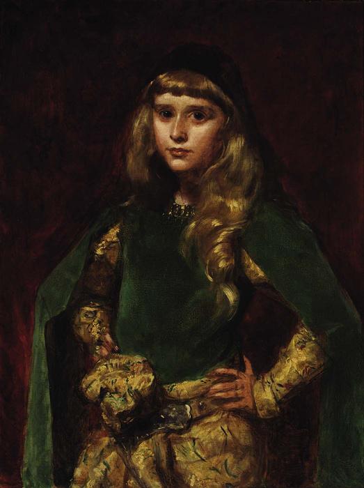 WikiOO.org - Encyclopedia of Fine Arts - Lukisan, Artwork Carolus-Duran (Charles-Auguste-Emile Durand) - Natalie at Ten