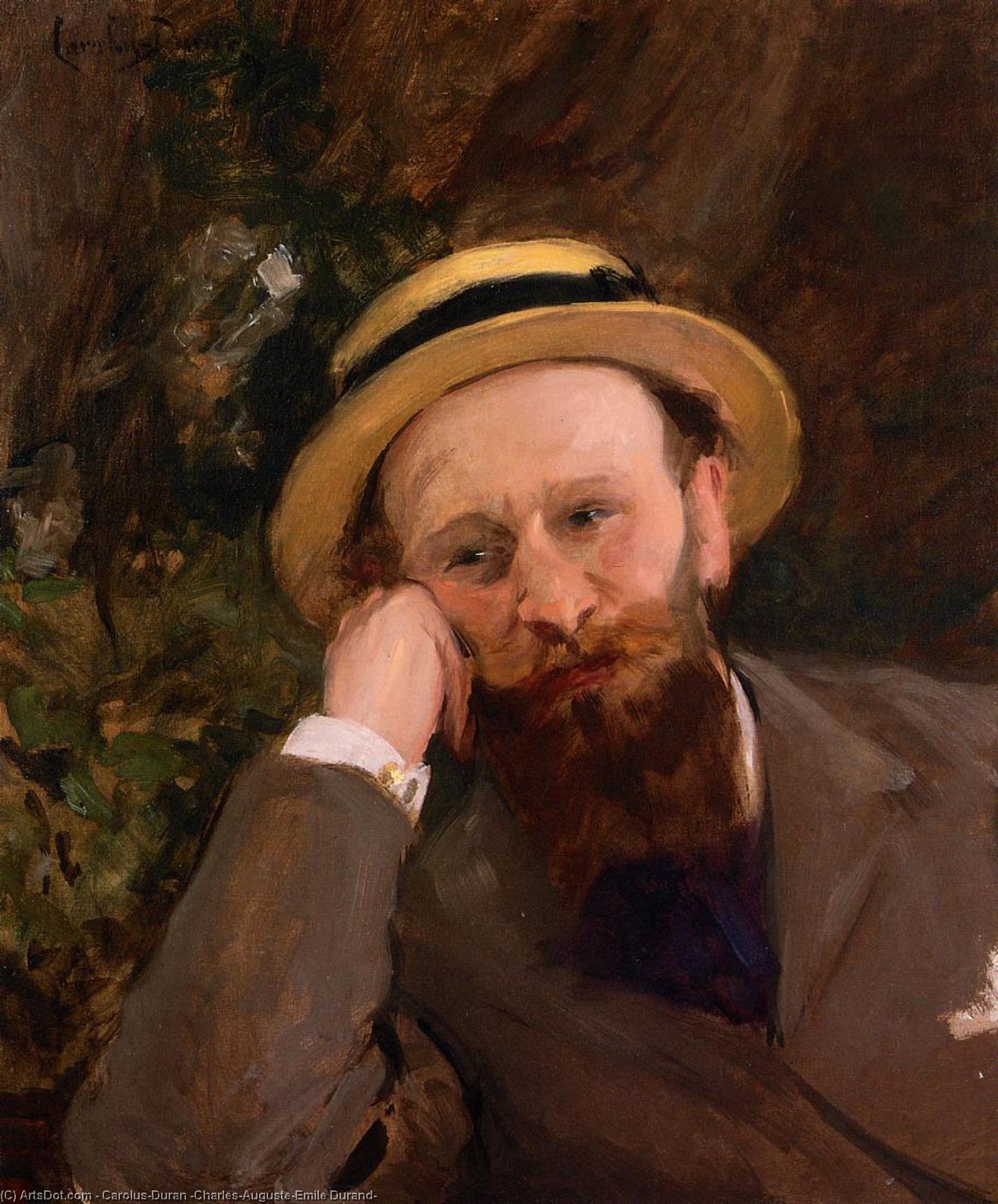 Wikioo.org - The Encyclopedia of Fine Arts - Painting, Artwork by Carolus-Duran (Charles-Auguste-Emile Durand) - Portrait Of Edouard Manet