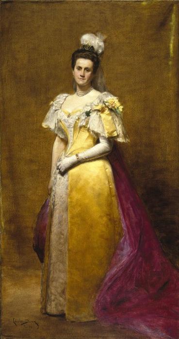 Wikioo.org - The Encyclopedia of Fine Arts - Painting, Artwork by Carolus-Duran (Charles-Auguste-Emile Durand) - Portrait of Emily Warren Roebling